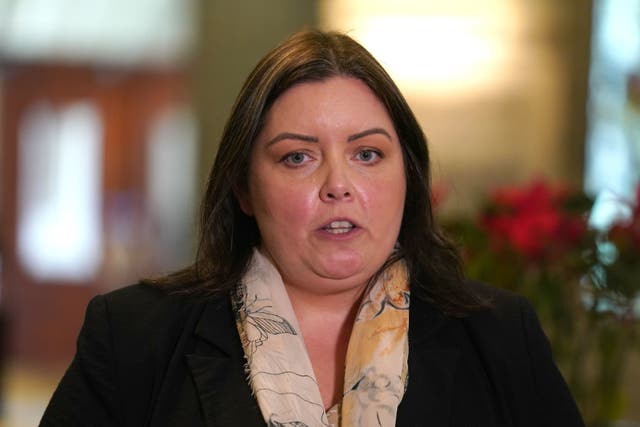 Communities Minister Deirdre Hargey has been accused of ‘failing football’ over the sub-regional stadia programme (Brian Lawless/PA)
