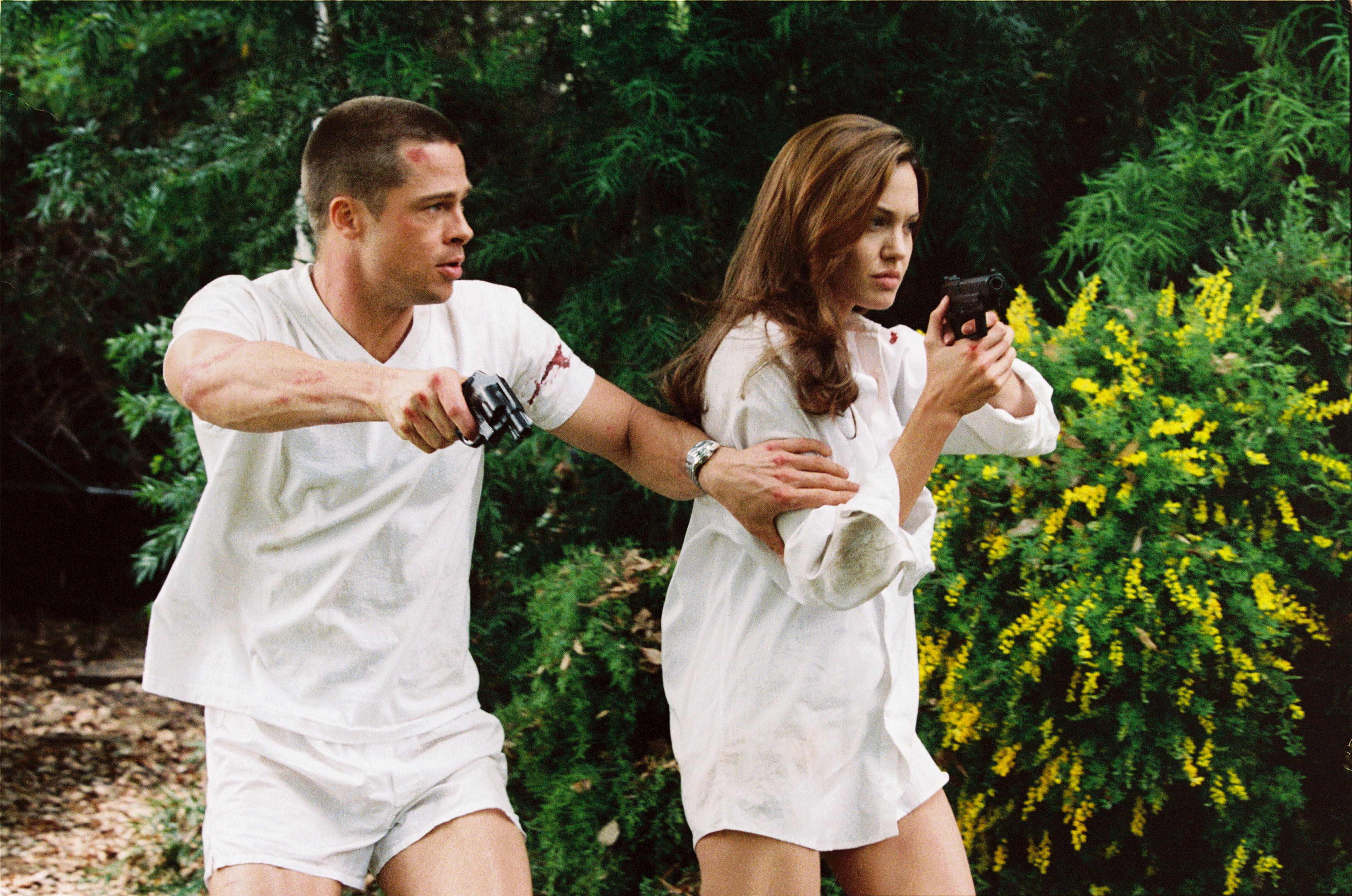 Brad Pitt and Angelina Jolie as an assassin couple in ‘Mr & Mrs Smith’