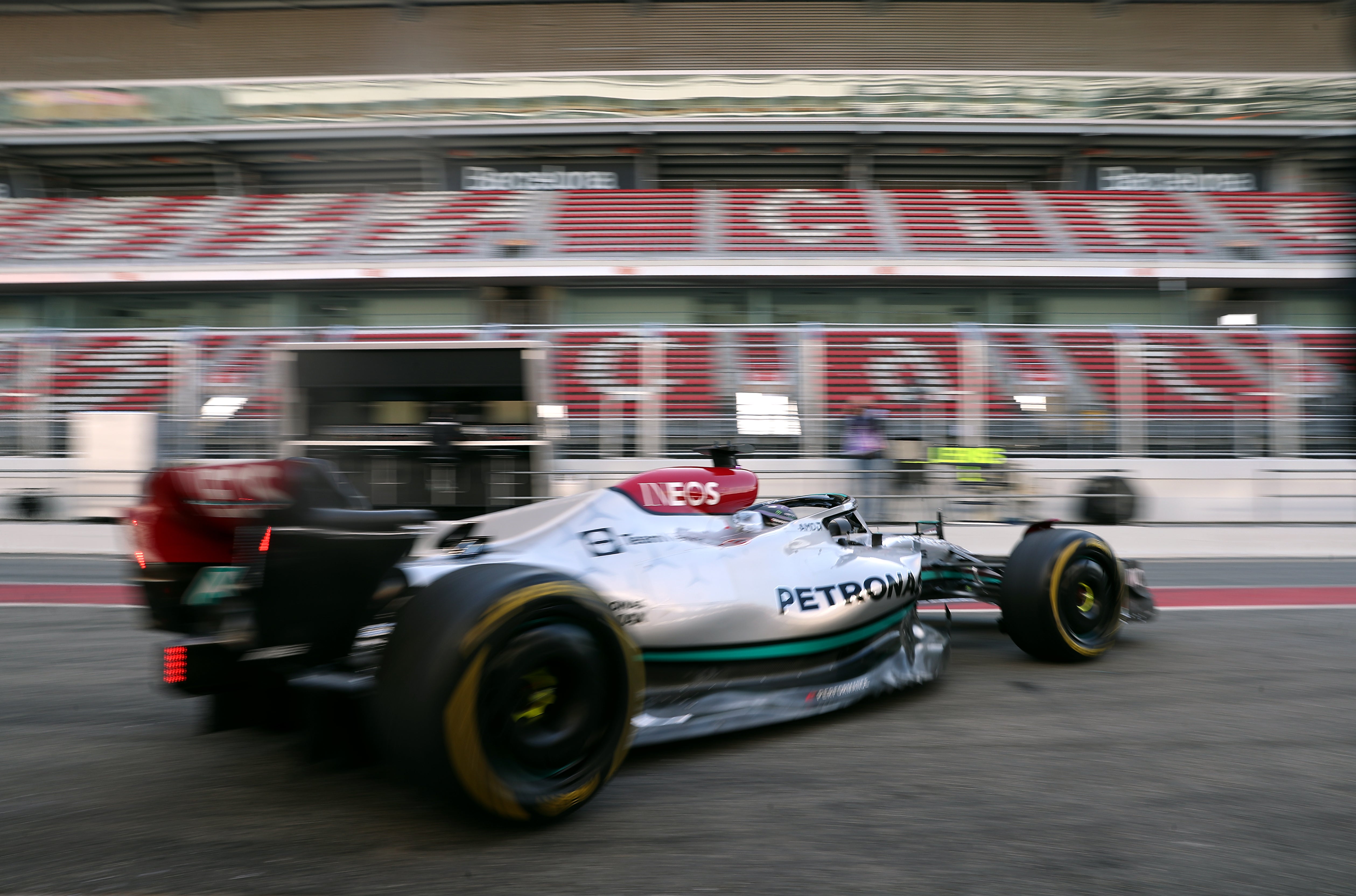 Lewis Hamilton’s new Mercedes has been called “illegal” (Bradley Collyer/PA)