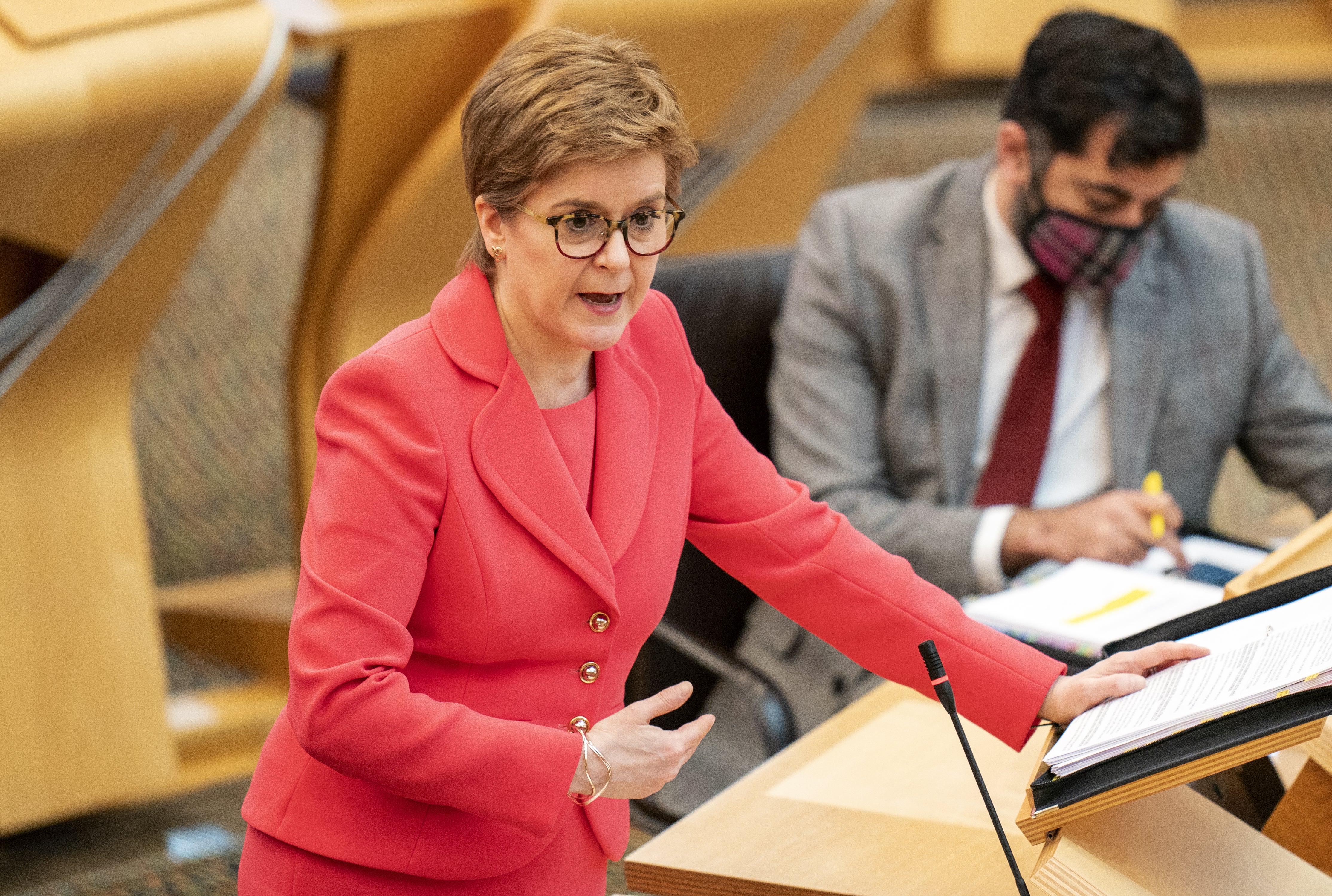 Nicola Sturgeon said a further report would be produced (Jane Barlow/PA)