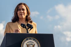 Kamala Harris calls for international war crimes probe of Russia’s bombing of civilians in Ukraine