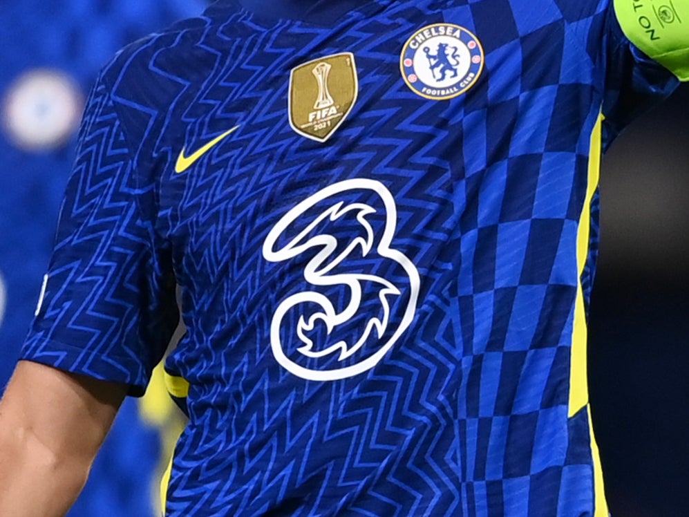 Chelsea have been sponsored by Three since 2020