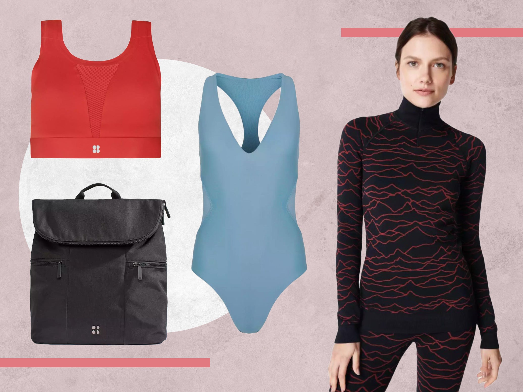 There are savings to be snapped up on everything from skiwear to sports bras