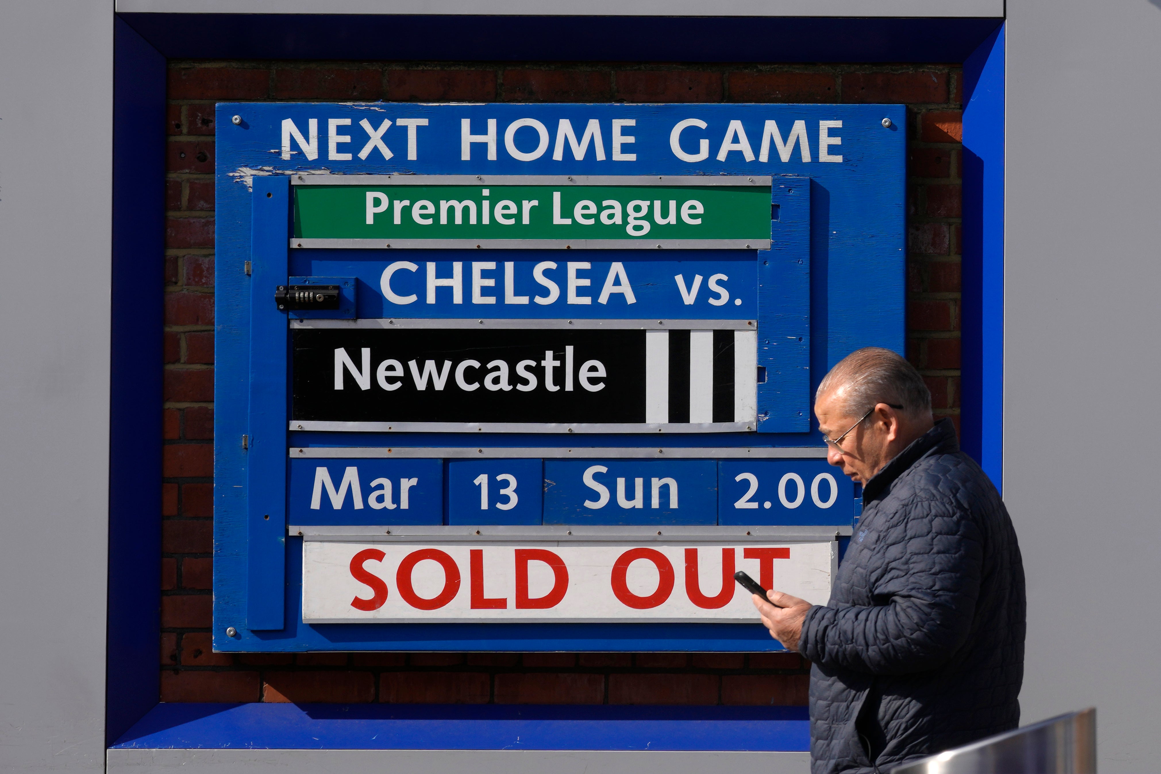 Many Chelsea fans will soon not be allowed to watch the club play