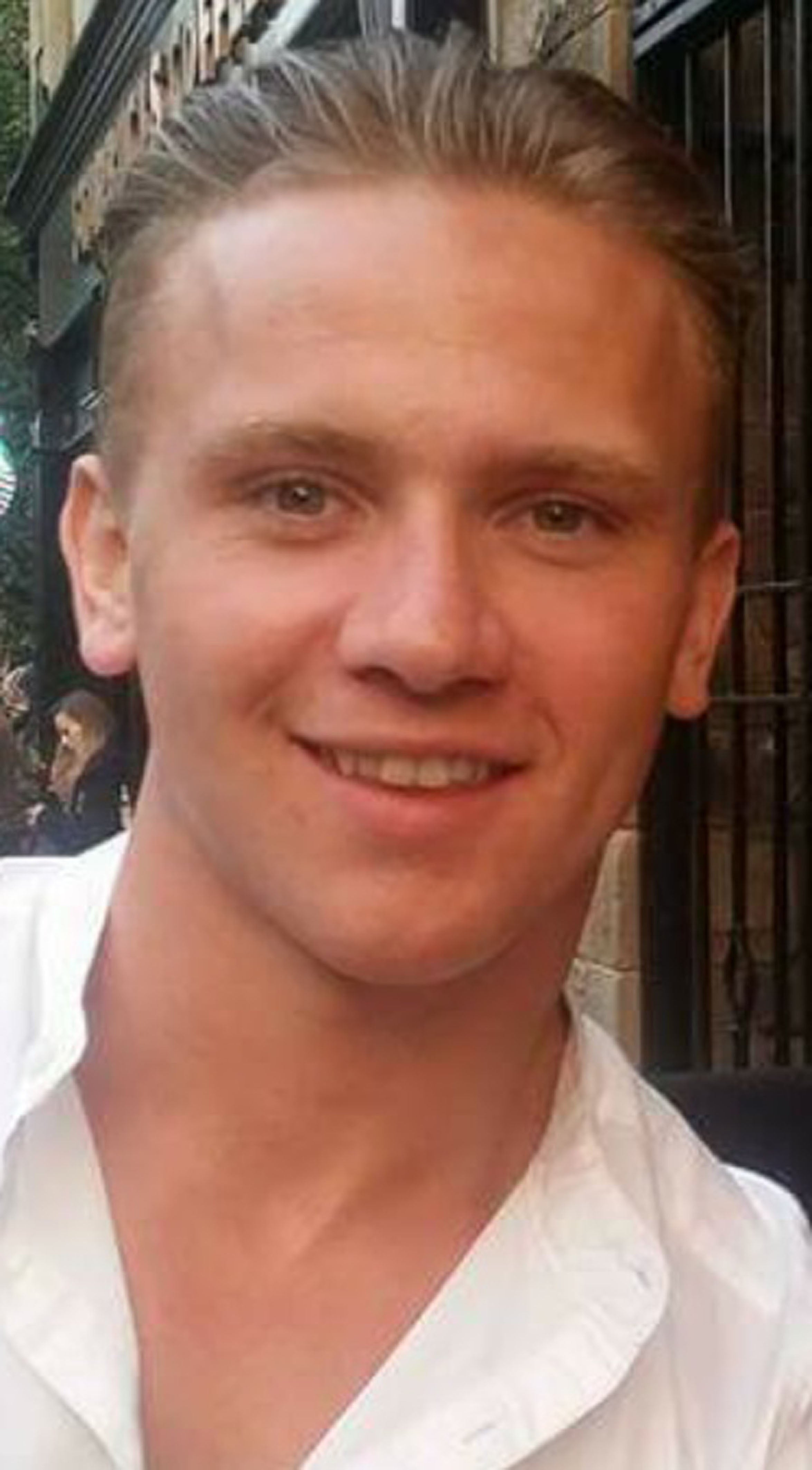 Corrie McKeague vanished after a night out in Bury St Edmunds in September 2016 (Suffolk Police/PA)