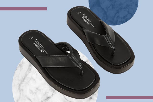 <p>Whether you call them platform sandals or flatform flip flops, they’re here to stay for summer </p>