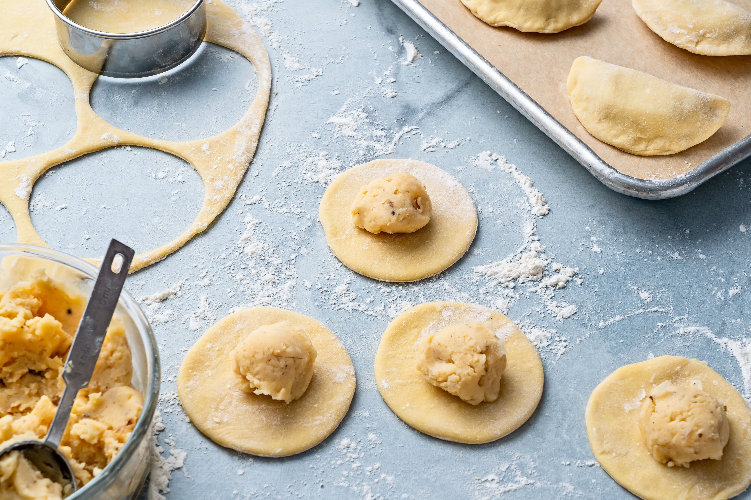 Uncooked dumplings freeze well, and can then be cooked quickly for a hearty side dish