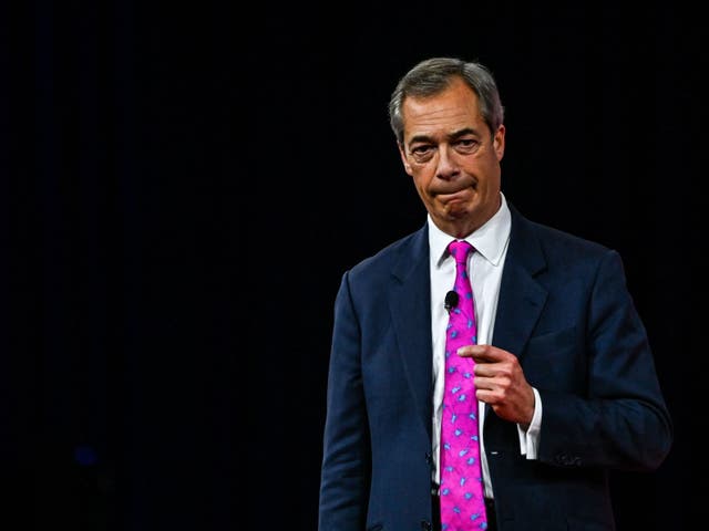 <p>Nigel Farage has launched a new campaign calling for a referendum on UK net-zero goals</p>