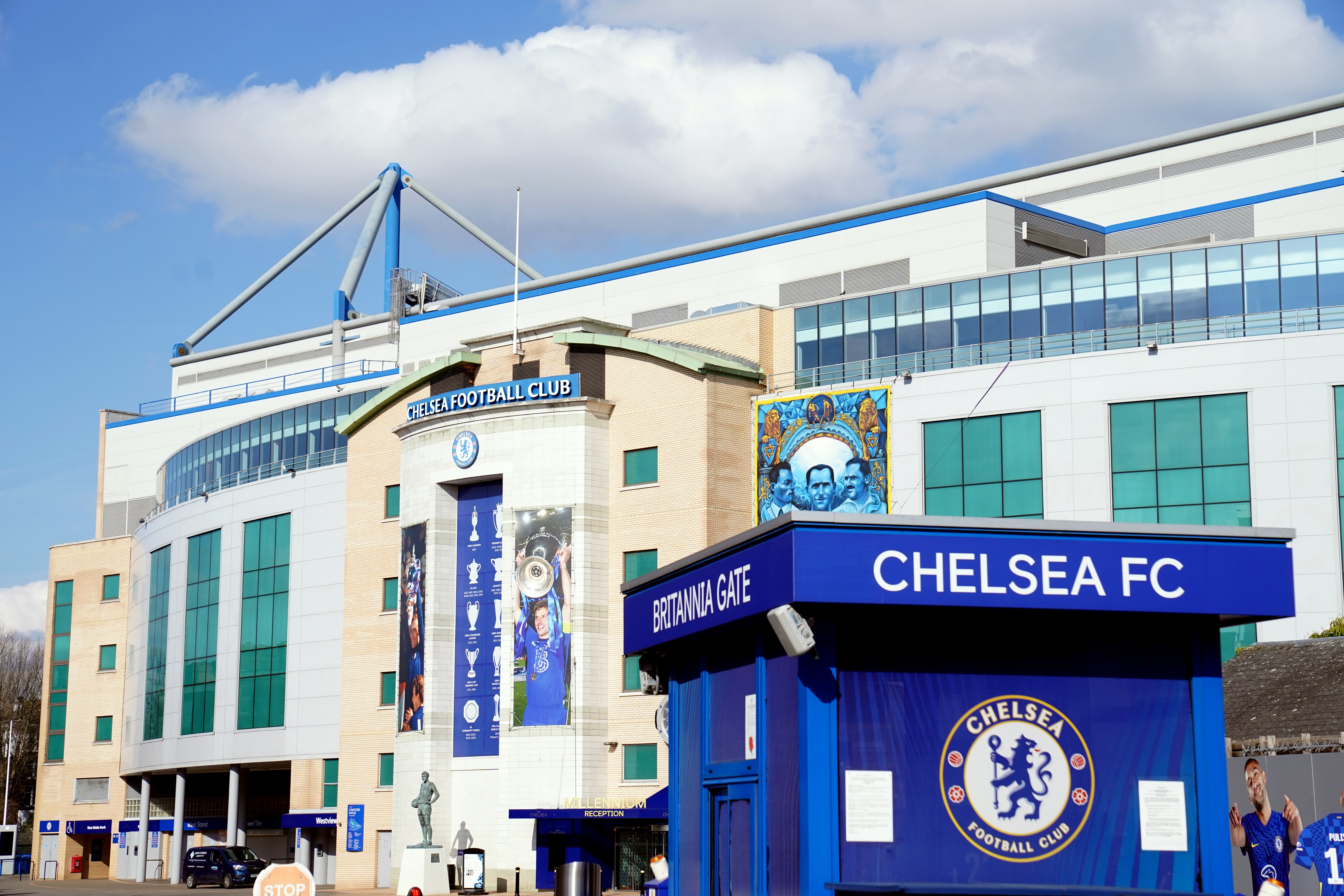 Stamford Bridge Chelsea F.C. Inspired Football Art Print Stadium