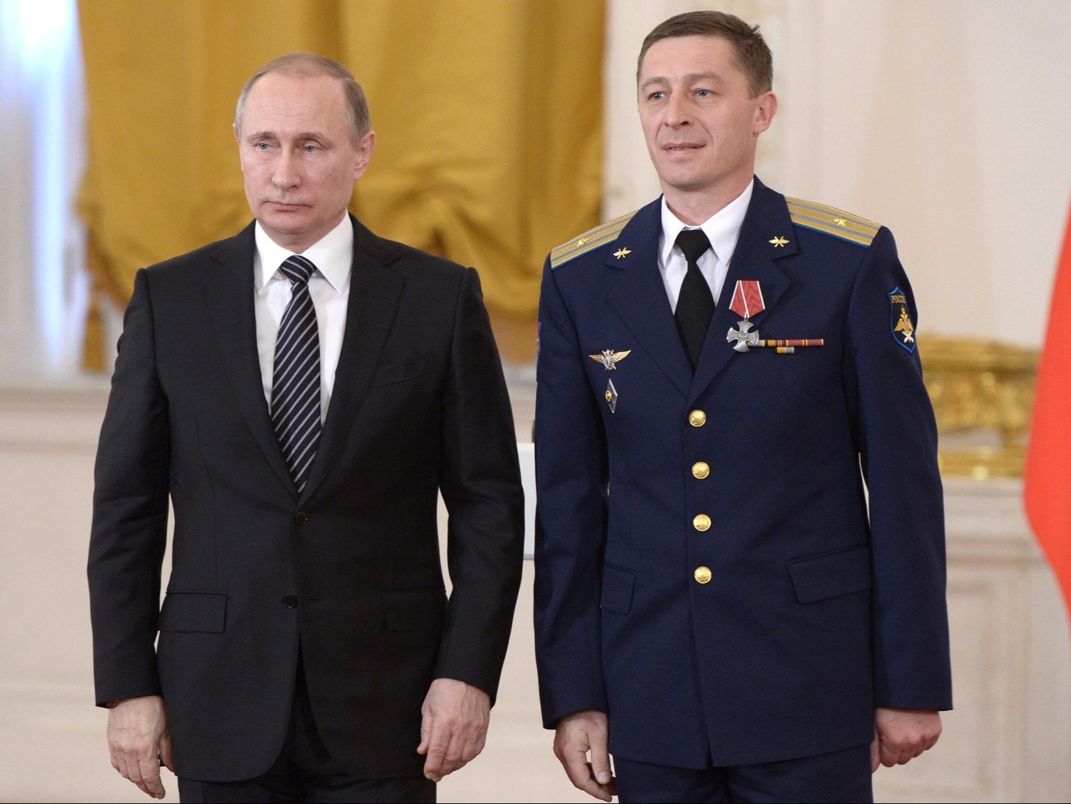 Andrei Zakharov awarded the Order of Courage by Vladimir Putin in 2016