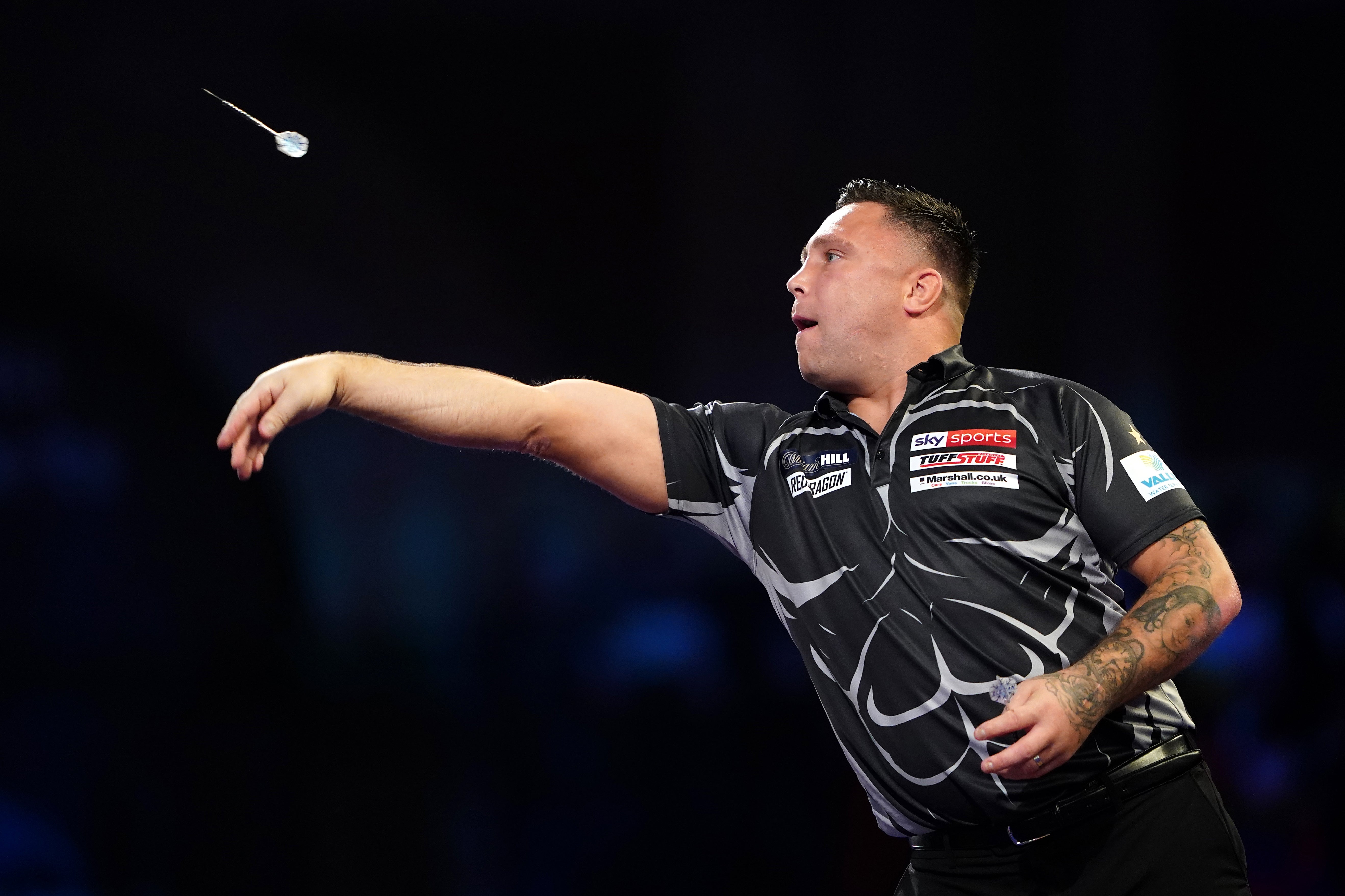 Gerwyn Price has withdrawn with a hand injury (Zac Goodwin/PA)