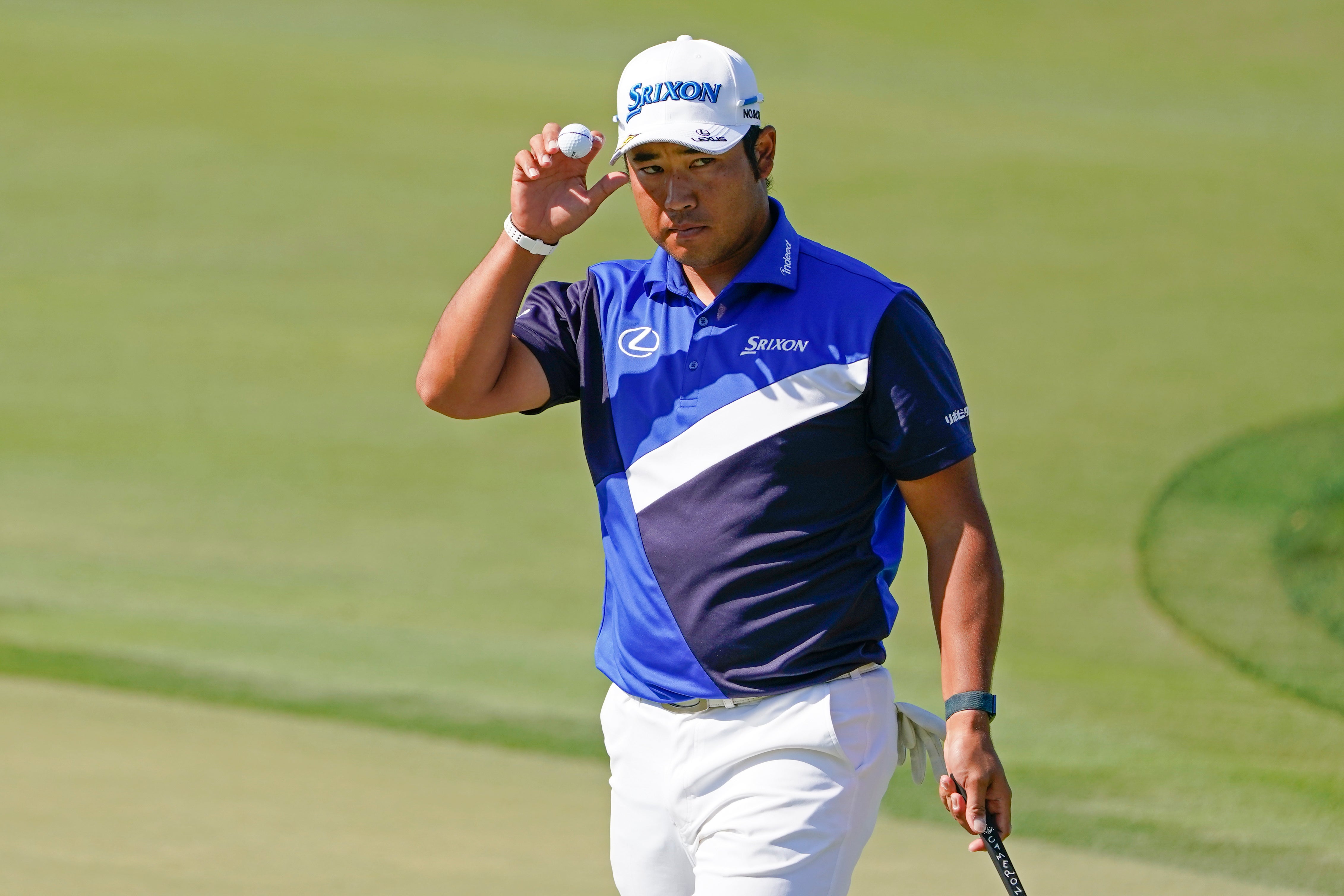 Hideki Matsuyama withdrew from The Players Championship with a back injury on Thursday (John Raoux/AP)