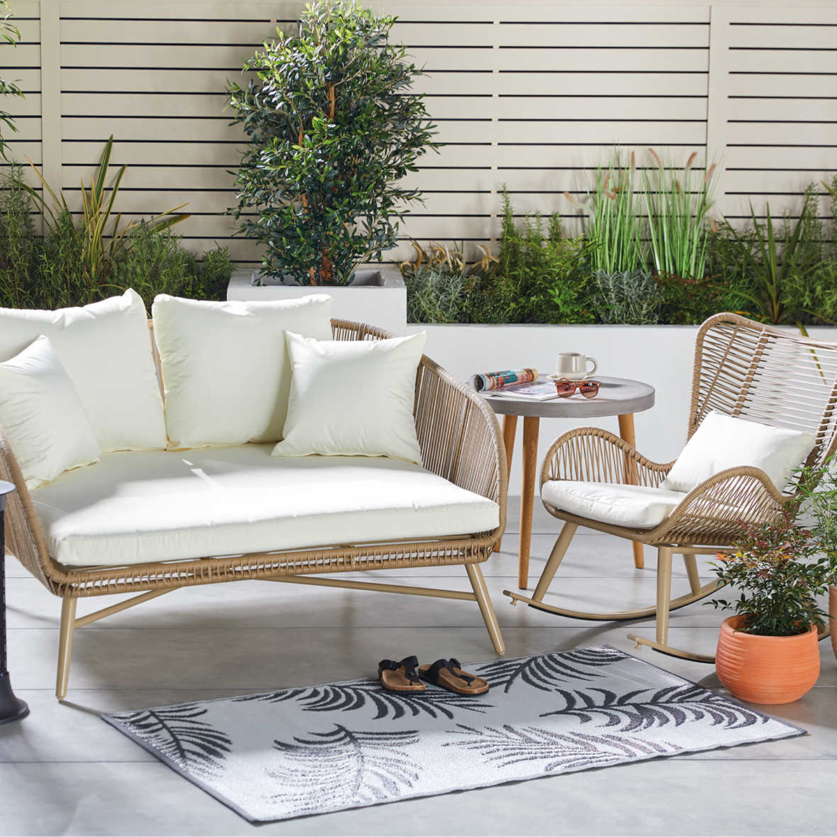 Gardenline top rattan sofa