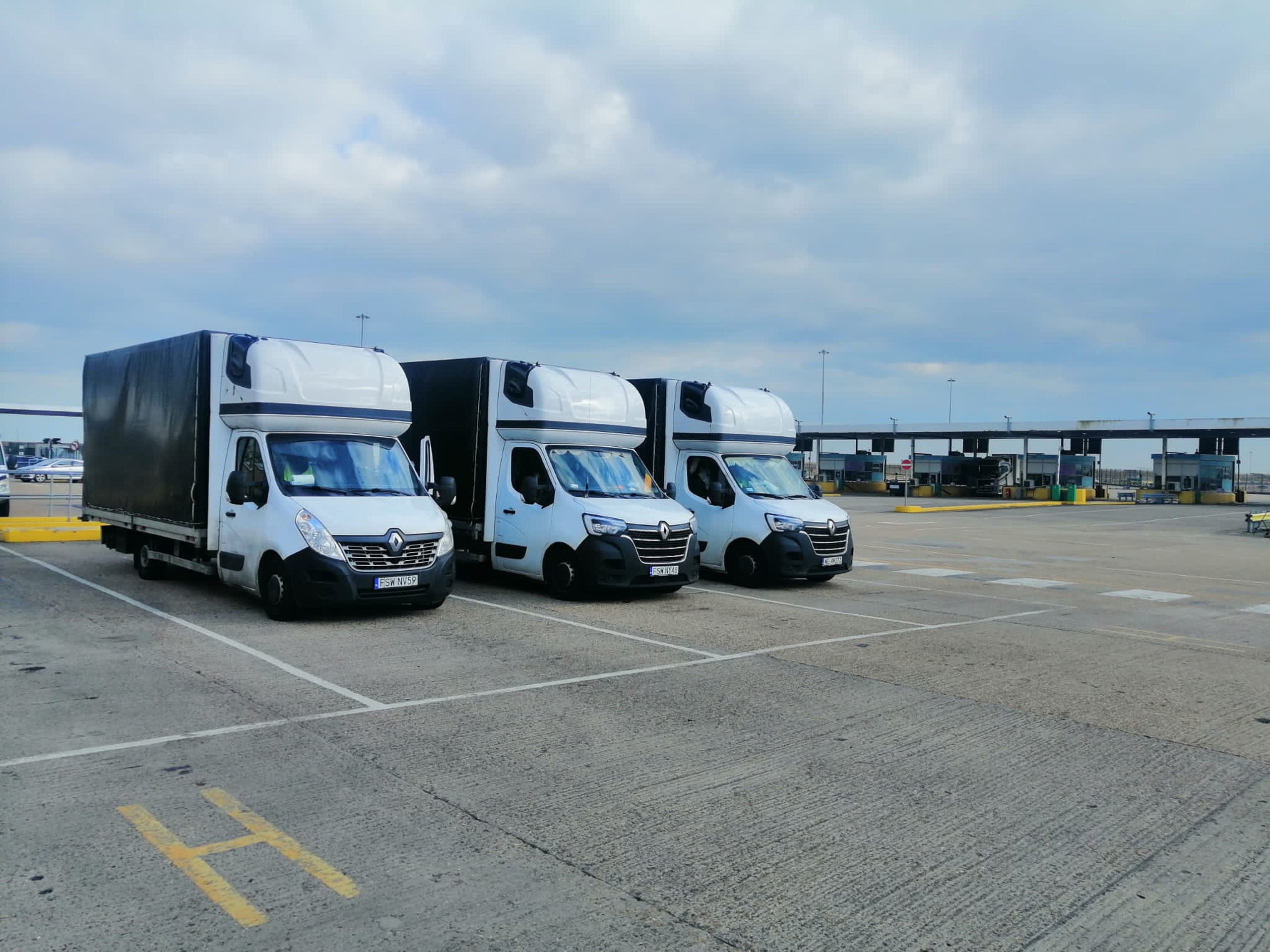 Aid vans from Lewisham Polish Centre loaded with sleeping bags, nappies and sanitary items were stuck in Dover for two days