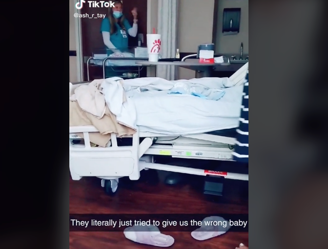 <p>A TikTok user claims nurses gave her the wrong baby at the hospital.</p>