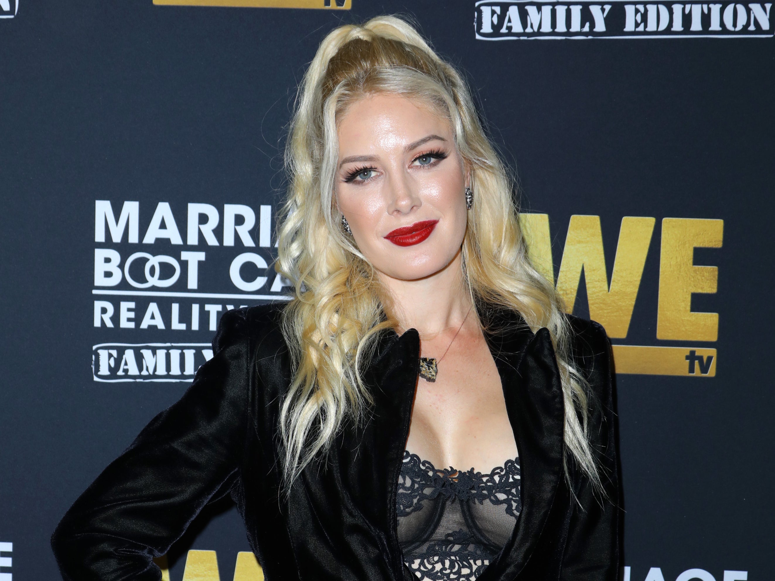 Heidi Montag attends WE tv celebrates the premiere of 'Marriage Boot Camp' at SkyBar at the Mondrian Los Angeles on October 10, 2019