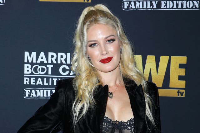 <p>Heidi Montag attends WE tv celebrates the premiere of 'Marriage Boot Camp' at SkyBar at the Mondrian Los Angeles on October 10, 2019</p>