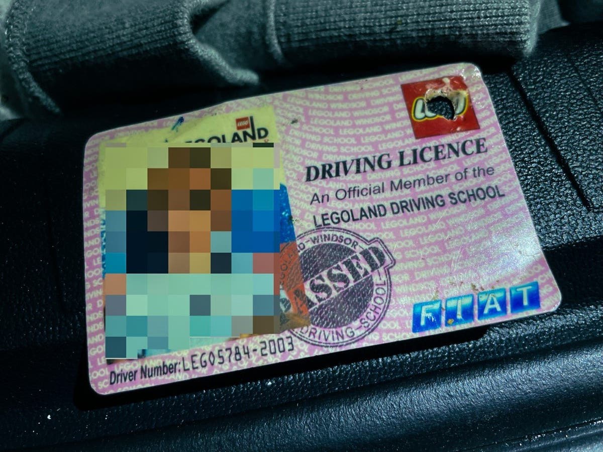 Driver caught after 35-mile police chase found with just a Legoland &lsquo;driving licence&rsquo;