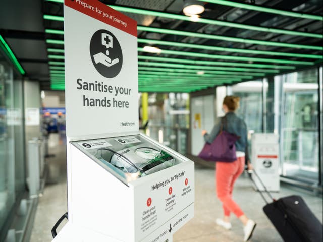 <p>Welcome sign? Heathrow airport in February 2021</p>