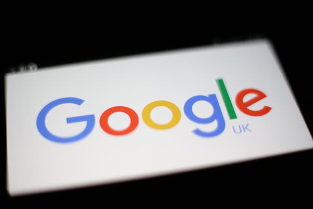 File photo dated 27/01/16 of a Google logo on the screen of a mobile phone. Google and Meta are being investigated by the European Commission and the UK’s CMA (Yui Mok/PA)