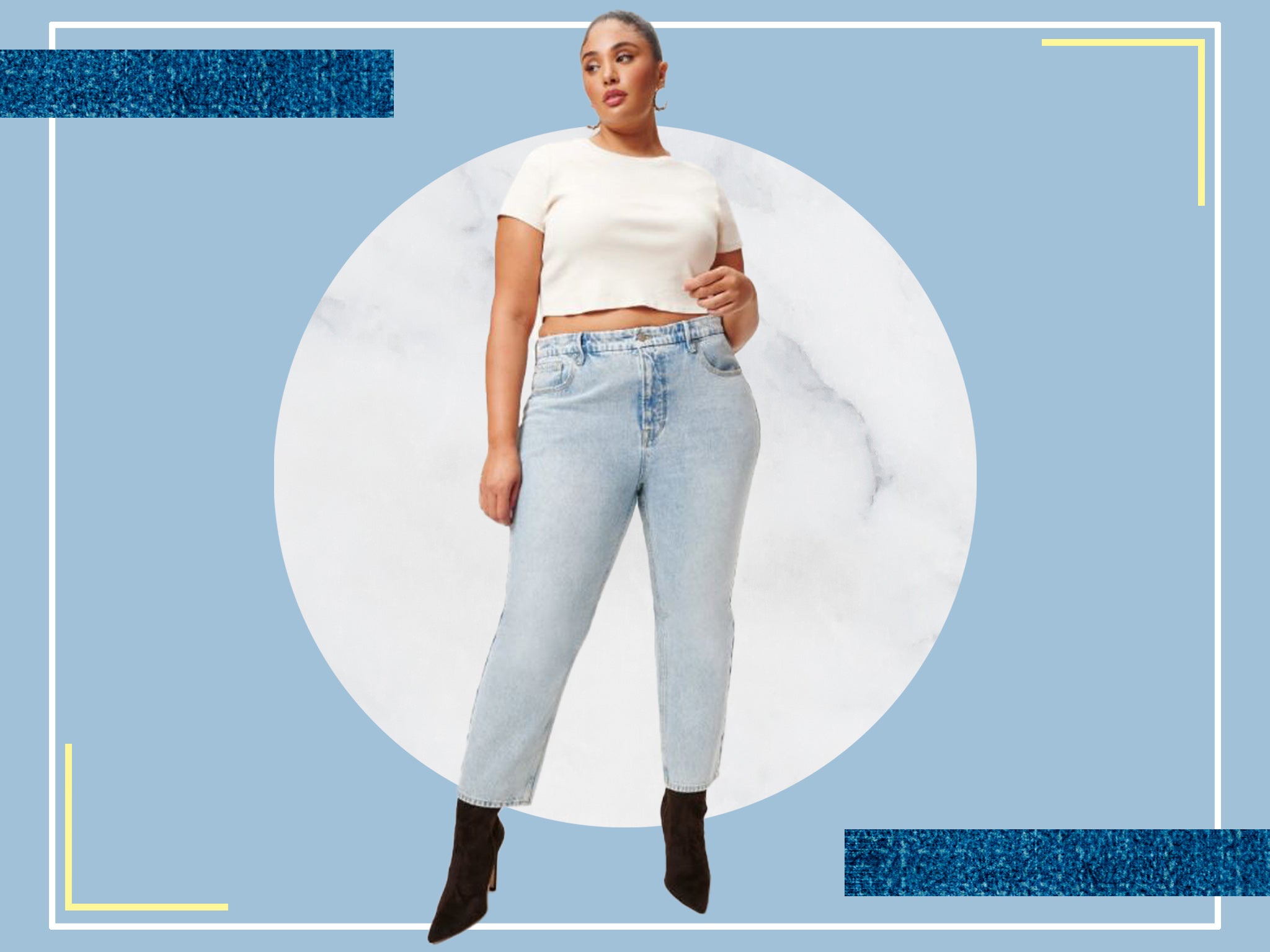 Good American jeans review: Finally, plus size straight leg jeans that fit | The Independent