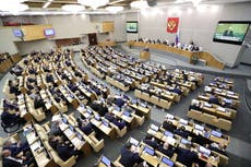 UK imposes sanctions on 386 Russian parliamentarians who backed Putin over Ukraine
