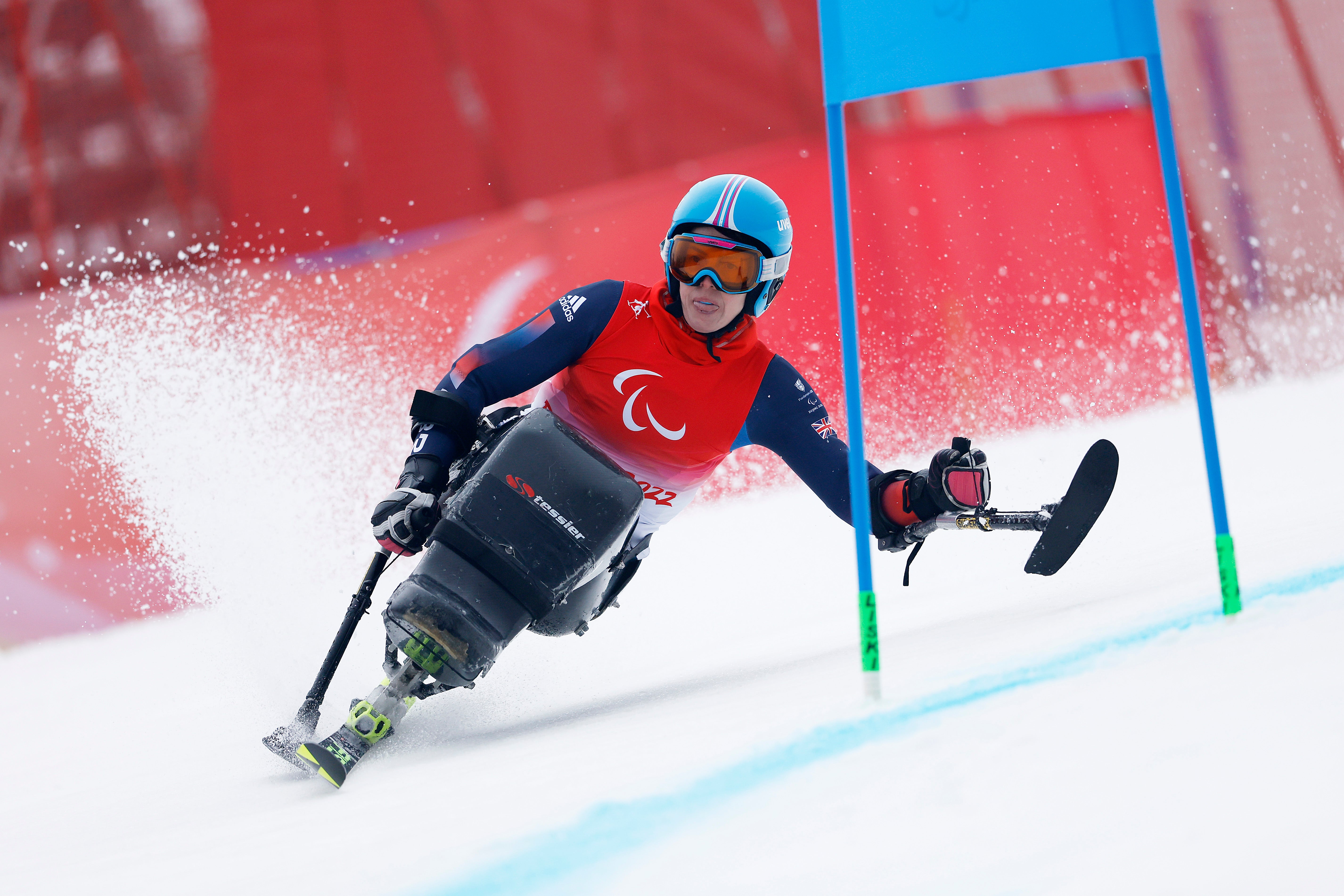 Shona Brownlee has recorded two top-ten finishes in sitting skiing in Beijing