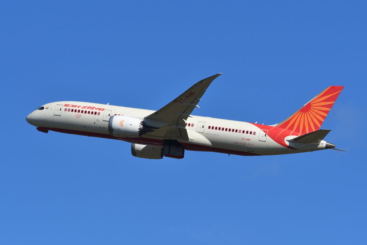 Air India is one of the main airlines serving UK-India routes