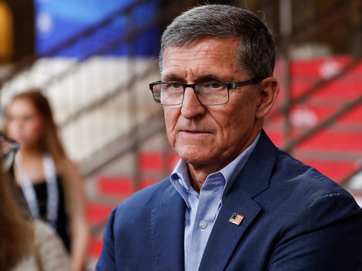 Mike Flynn at the Conservative Political Action Conference (CPAC) in Orlando