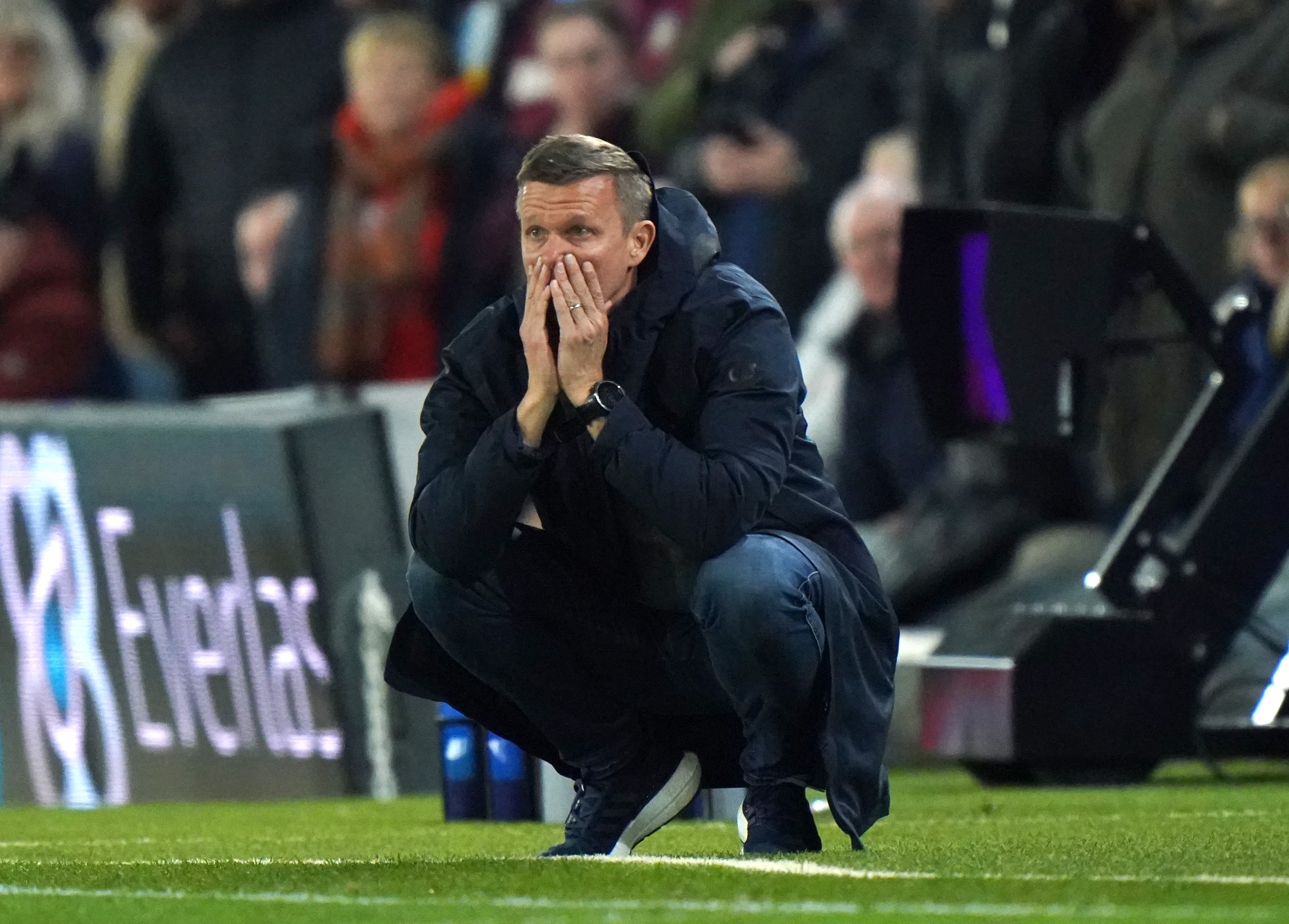 Jesse Marsch’s first home game in charge of Leeds ended in defeat (Tim Goode/PA)