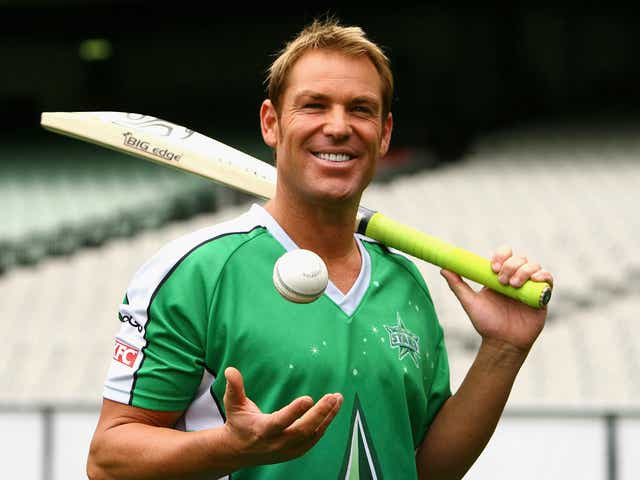 <p>The flamboyant Australian was named one of the top five cricketers of the 20th century </p>