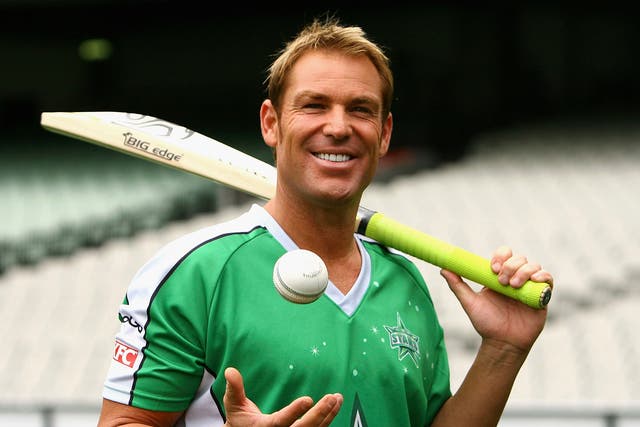 <p>The flamboyant Australian was named one of the top five cricketers of the 20th century </p>