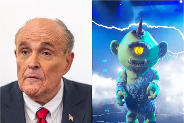 <p>Rudy Giuliani The Masked Singer</p>
