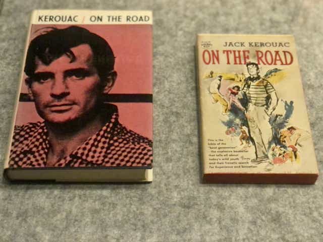 <p>Road manual: Jack Kerouac’s most celebrated book on display at the State Library of Victoria, Melbourne</p>