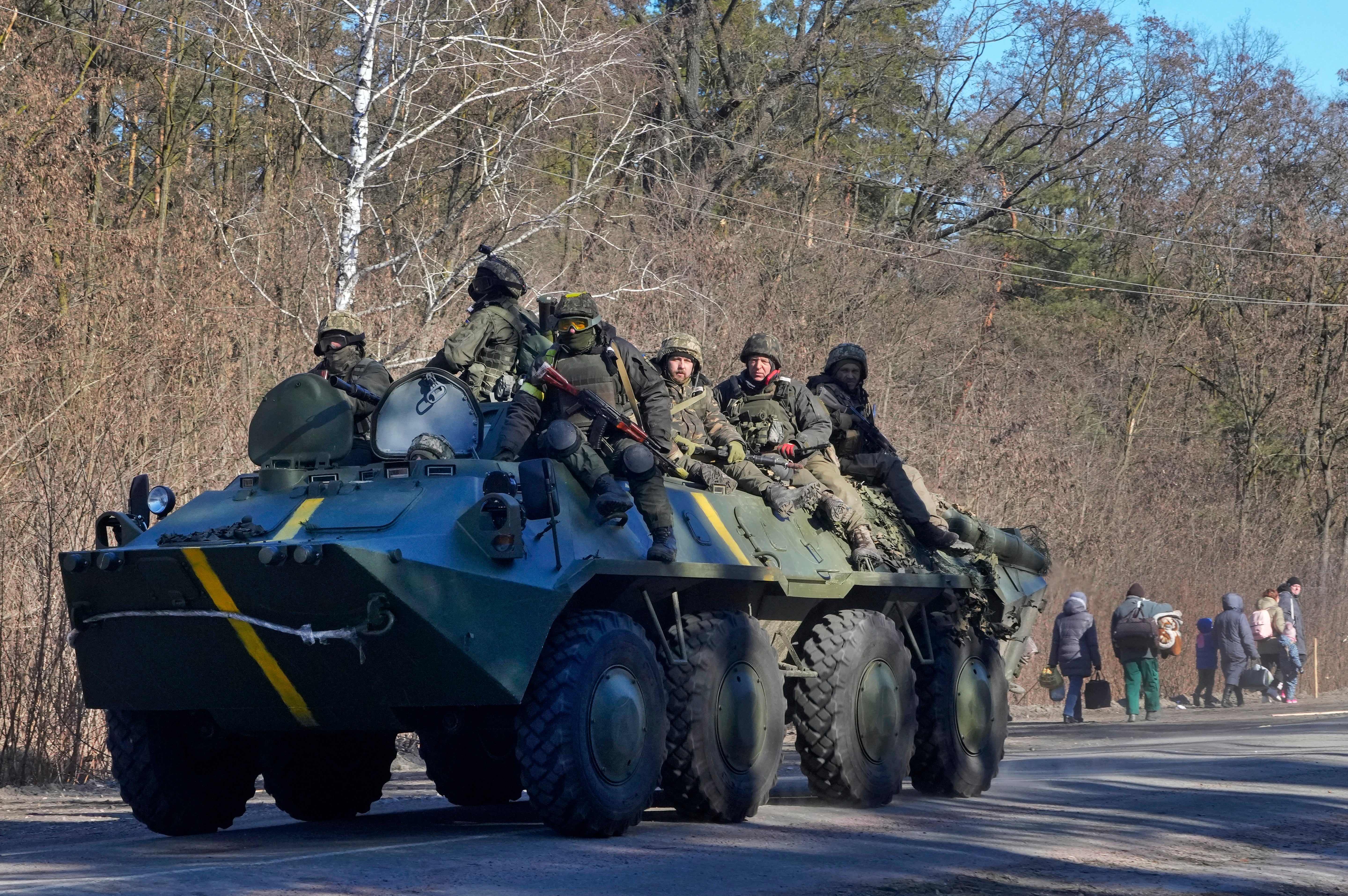 Ukrainian MP Inna Sovsun praised the efforts of the Ukrainian military (Efrem Lukatsky/AP)