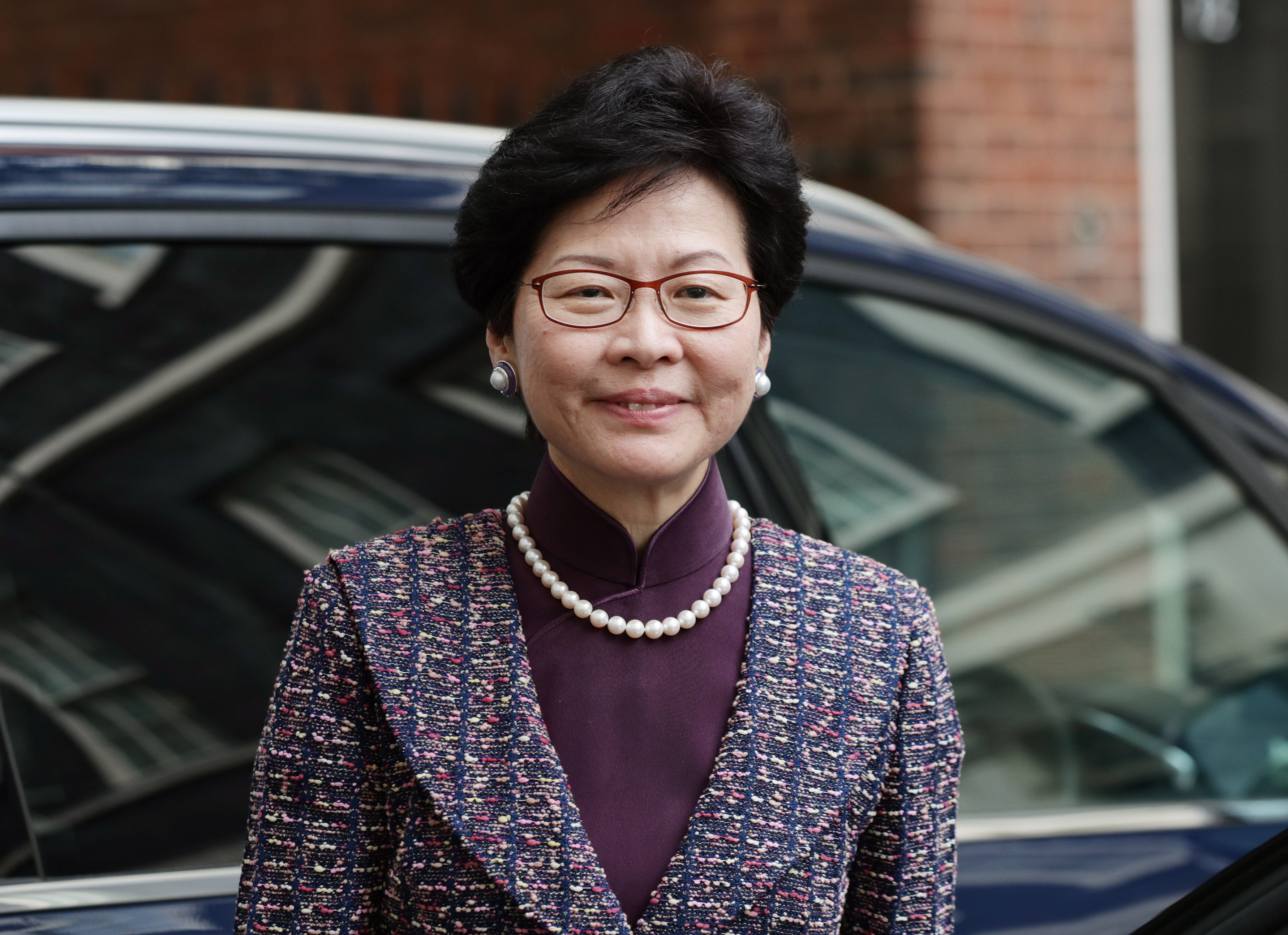 Carrie Lam, Hong Kong’s Chief Executive, was not sanctioned over the introduction of the restrictive National Security Law (Yui Mok/PA)