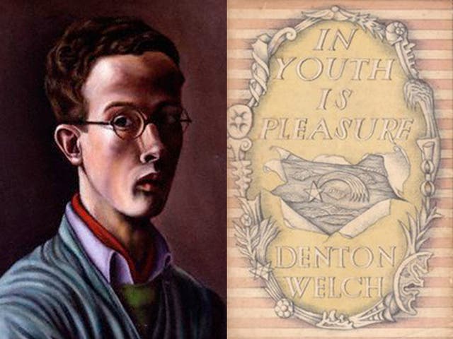 <p>A self-portrait of the author, alongside his second published novel</p>