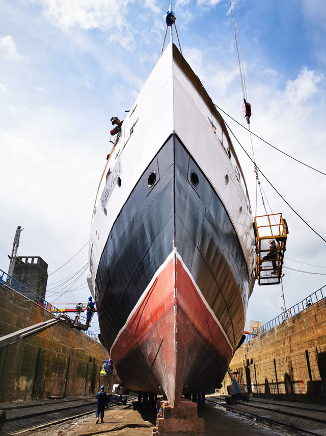 The ship is undergoing restoration (Friends of TS Queen Mary/PA)