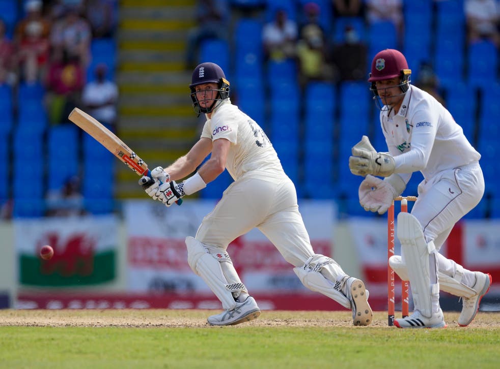Zak Crawley (pictured) and Joe Root put England on a firmer footing on day four (Ricardo Mazalan/AP)