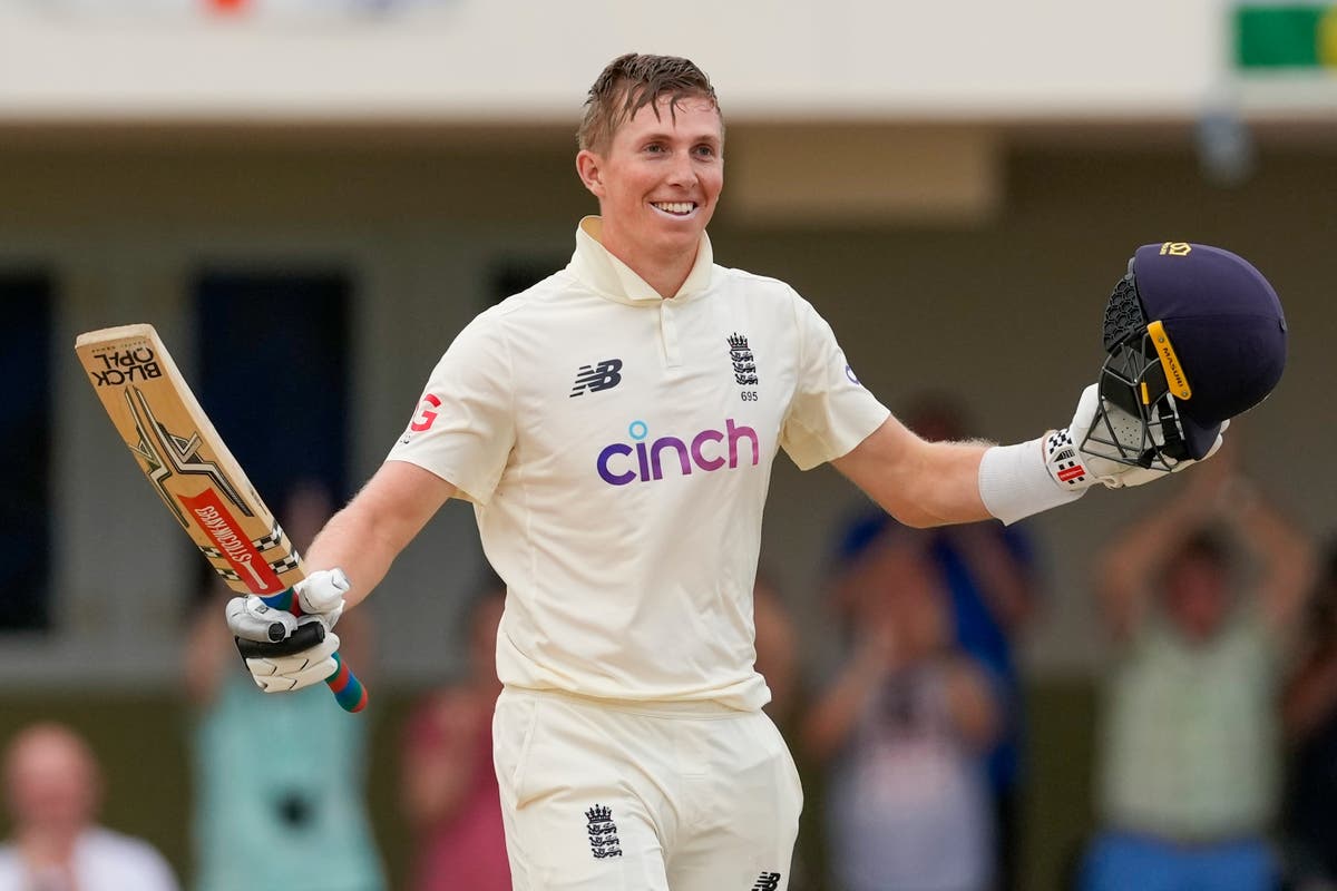 Zak Crawley strikes century but draw looking likely for England in first Test