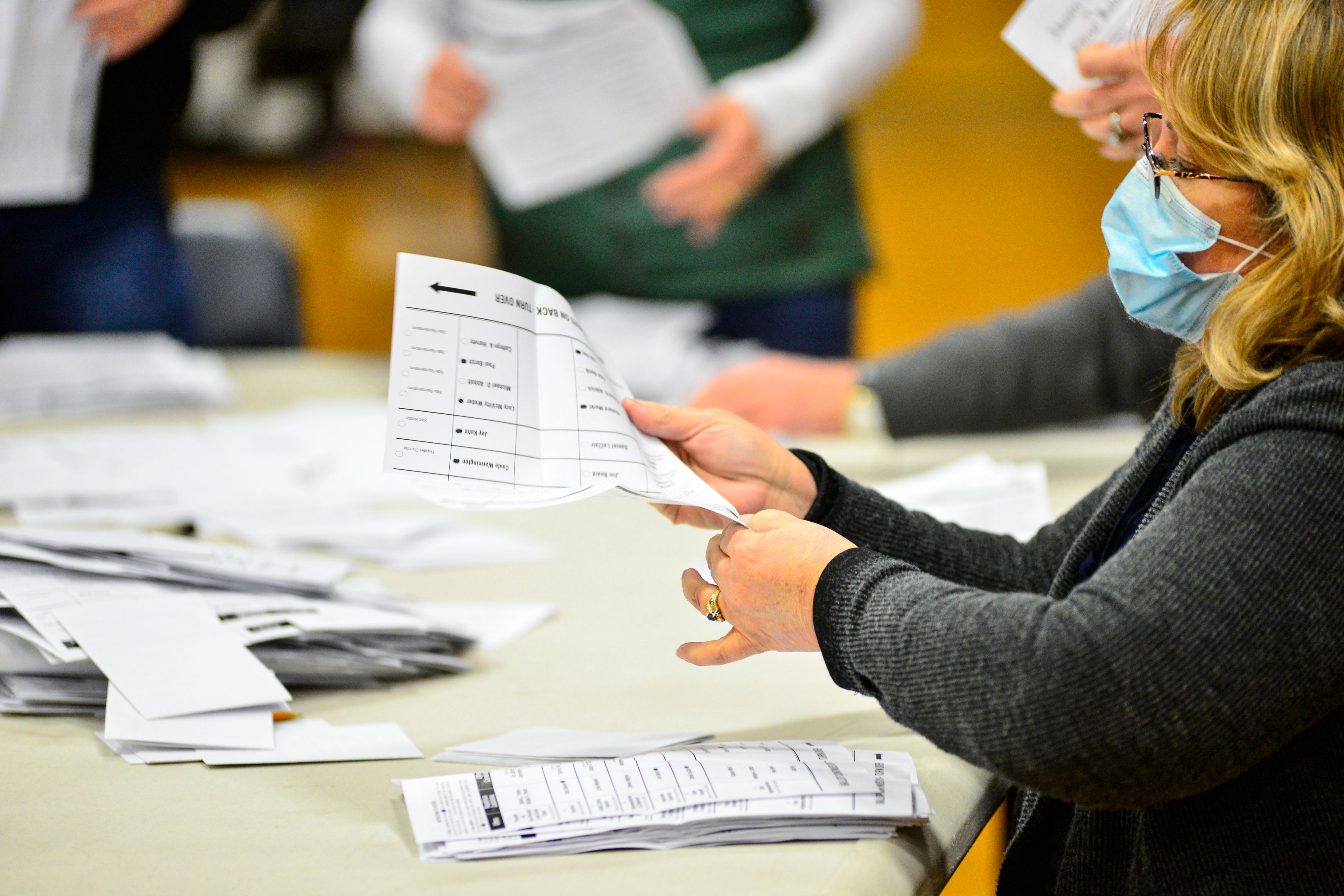 Voting Hand Counting Ballots