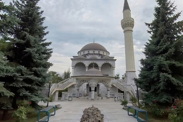 <p>The mosque of Sultan Suleiman the Magnificent, in Mariupol</p>