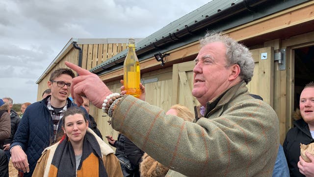 The farm, subject to an Amazon Studios series called Clarkson’s Farm, has proved popular with visitors ever since the show was broadcast last June (Blackball Media/PA)