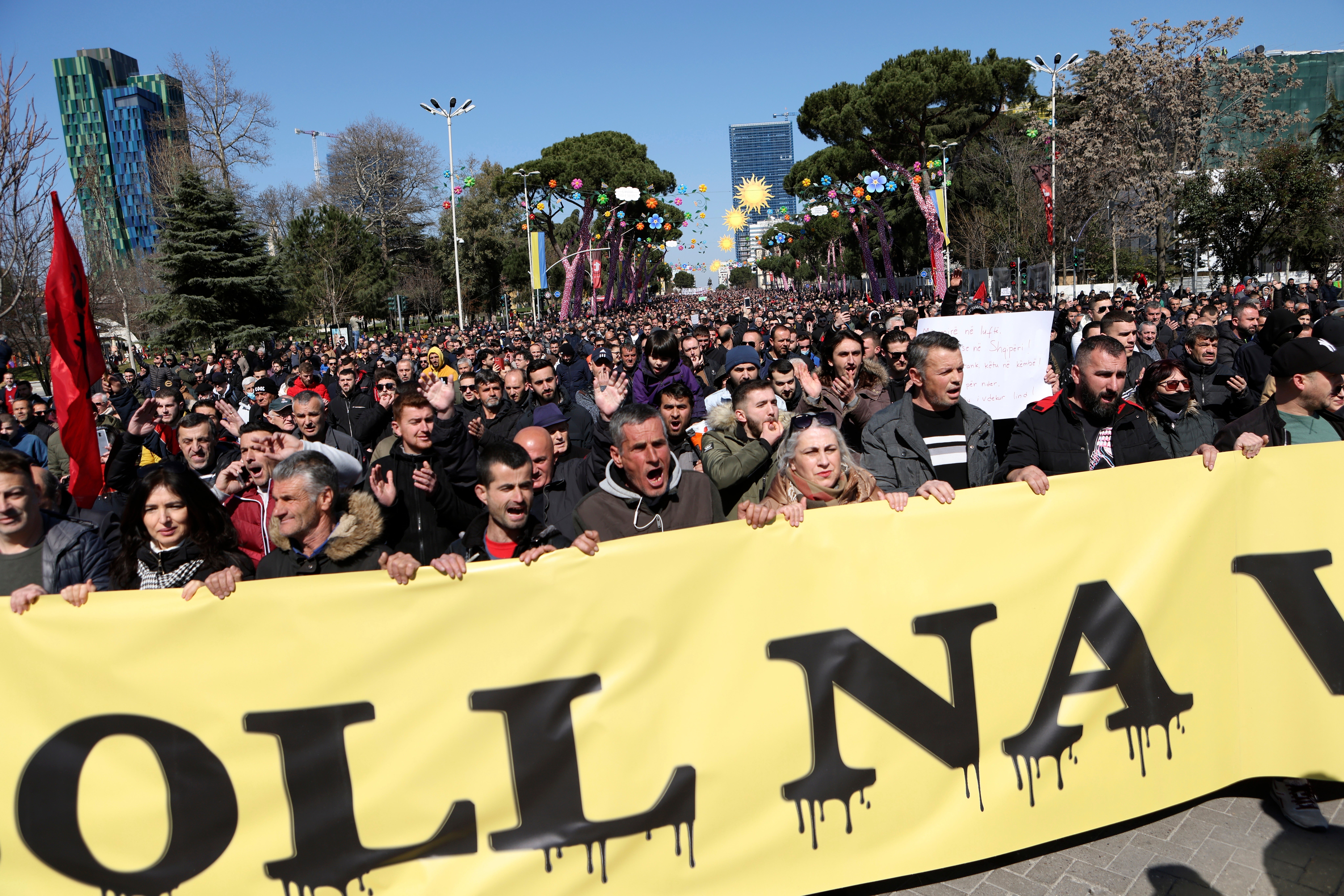 Albania Prices Protest