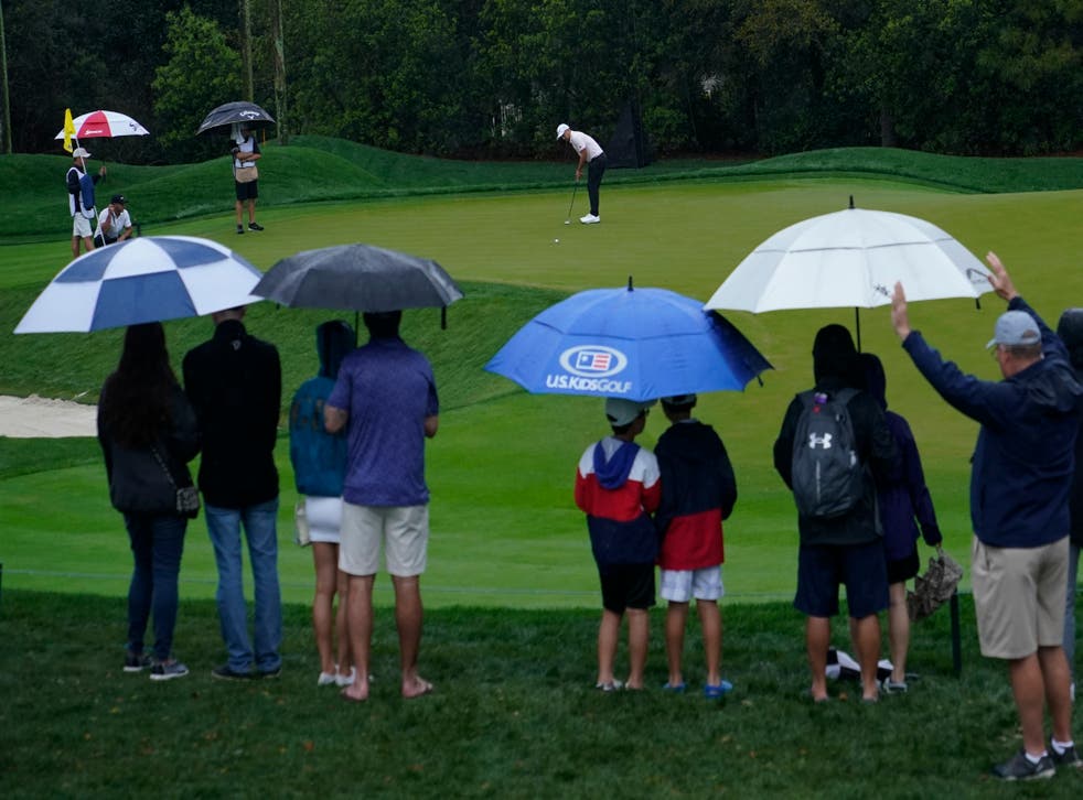 Wind was the main problem on Saturday after the start of The Players Championship in Ponte Vedra Beach had been delayed by heavy rain (Lynne Sladky/AP)