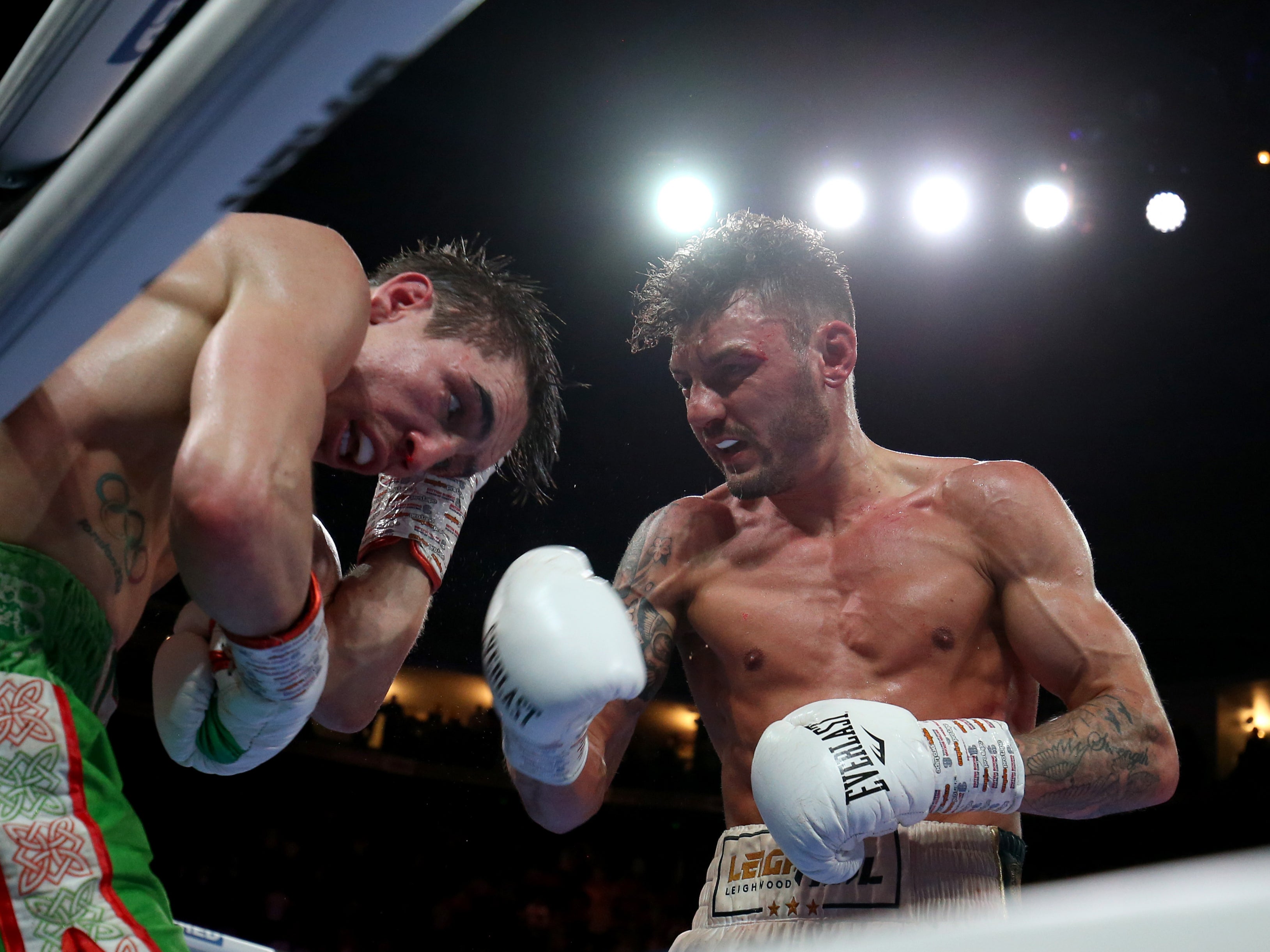 Wood seemed to be heading for a points loss but fought towards a late knockout