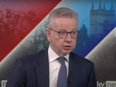 Michael Gove wrongly says 300,000 visas given to Ukrainians – before admitting only 3,000 issued