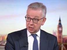 Michael Gove wants to use oligarchs’ mansions to house Ukrainian refugees – but admits ‘high legal bar’