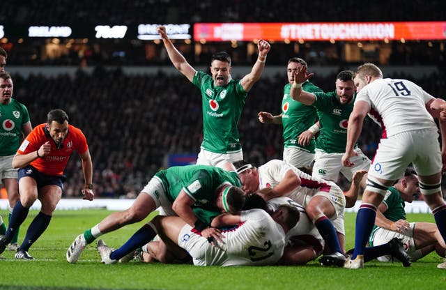 Ireland struck late on to defeat England in a Six Nations classic (David Davies/PA)