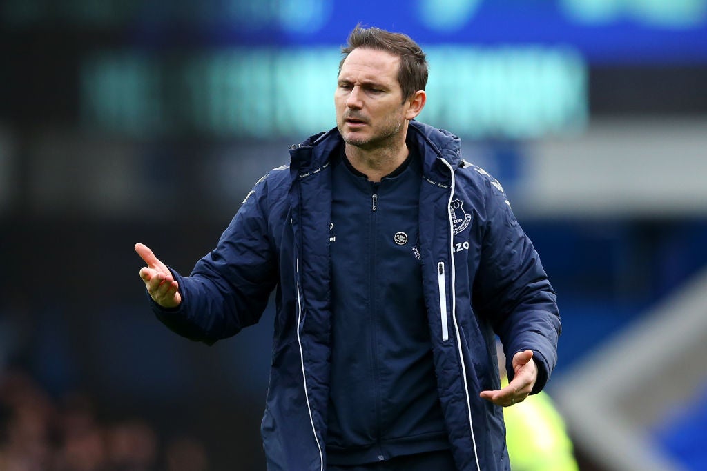 Frank Lampard accepts Everton fans have right to vent anger as relegation fears deepen 